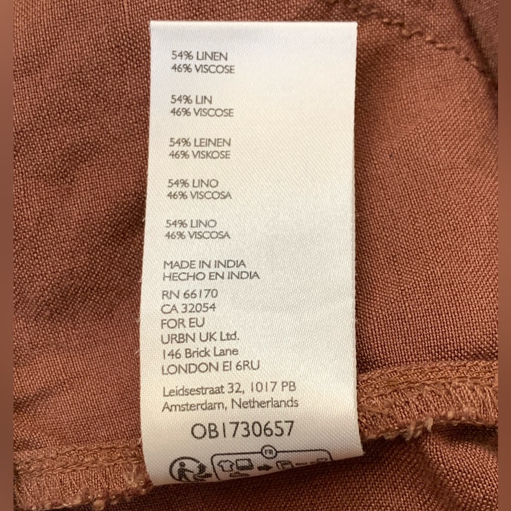 Free People Linen High-Waist Shorts - Picture 9 of 12
